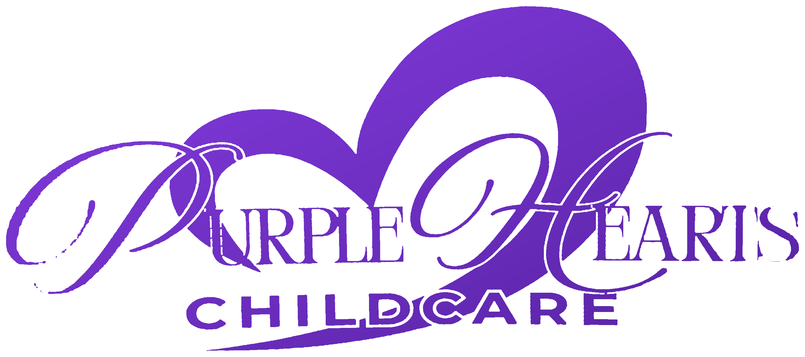 Purple Hearts Childcare logo